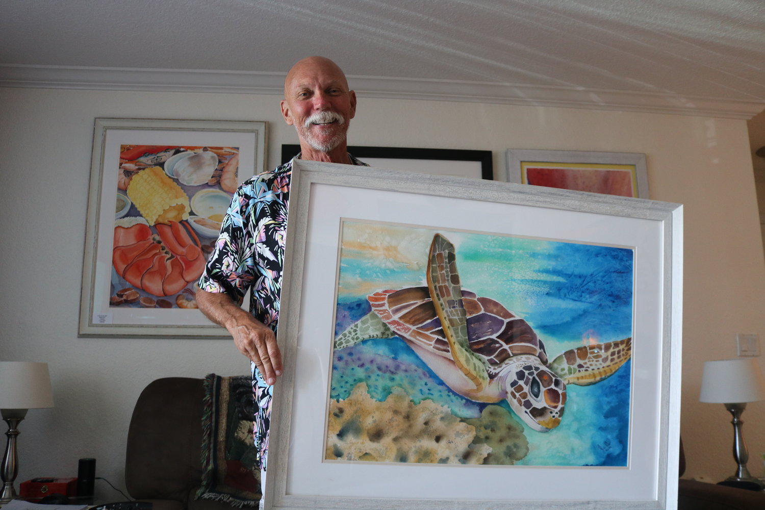 Jim Cox of Ponte Vedra Beach will have his art on display throughout the month beginning July 9 at the Adele Grage Cultural Center in Atlantic Beach.